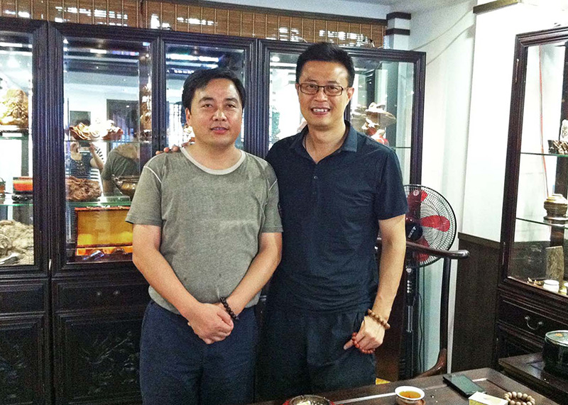 央视主持人白燕升来馆参观