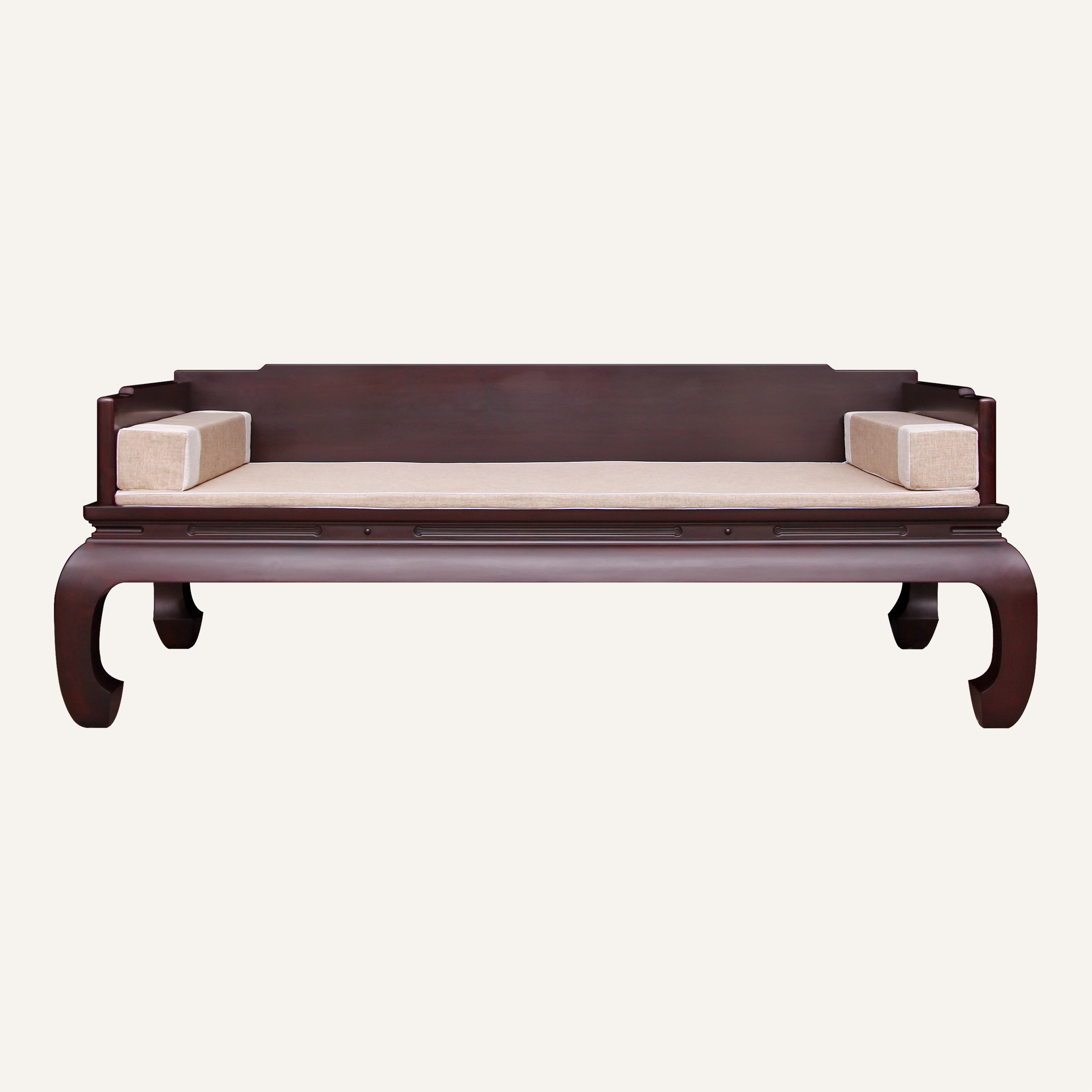 三围独板休闲榻