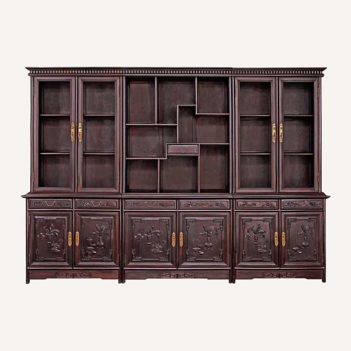 百宝书柜三组合