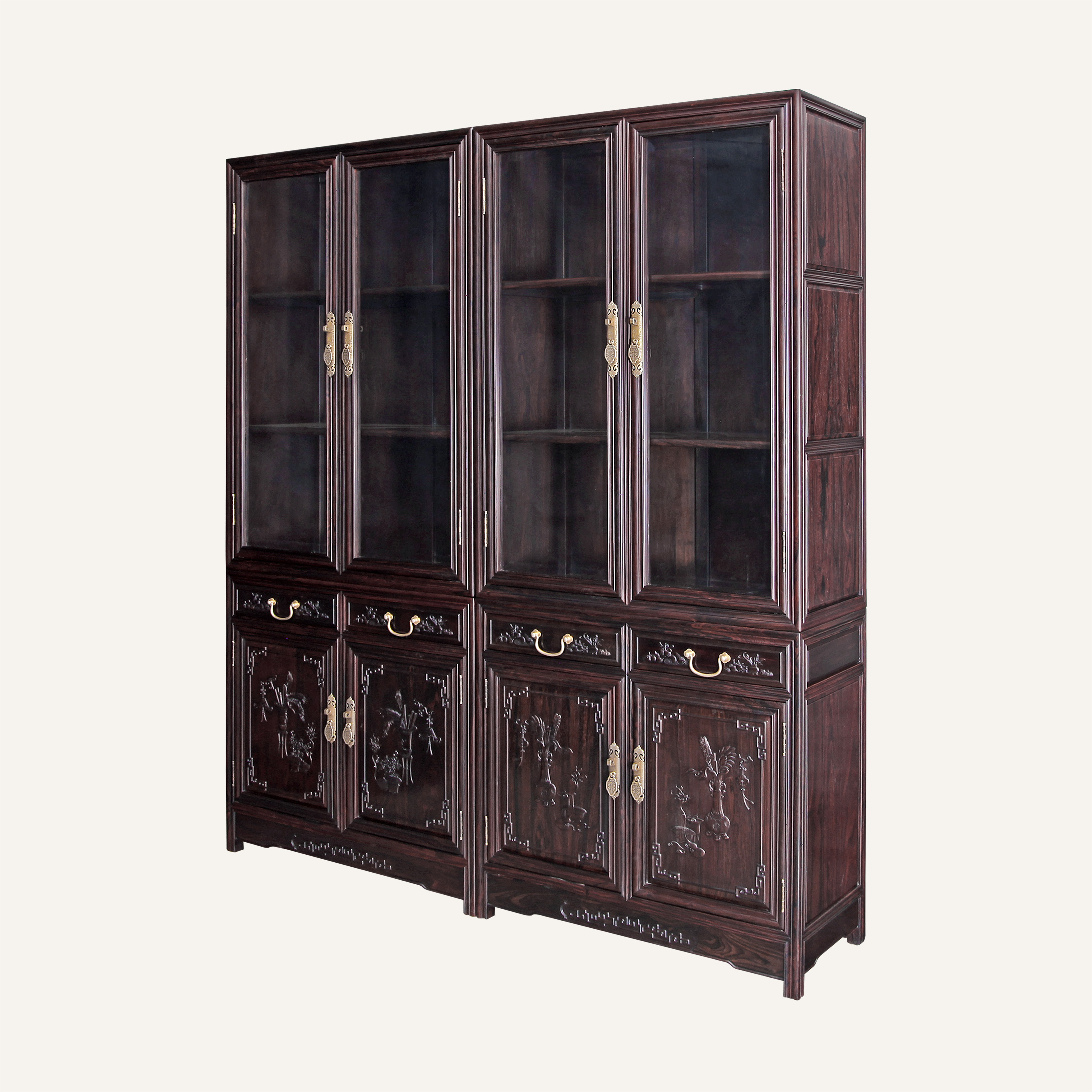 直角书柜二组合