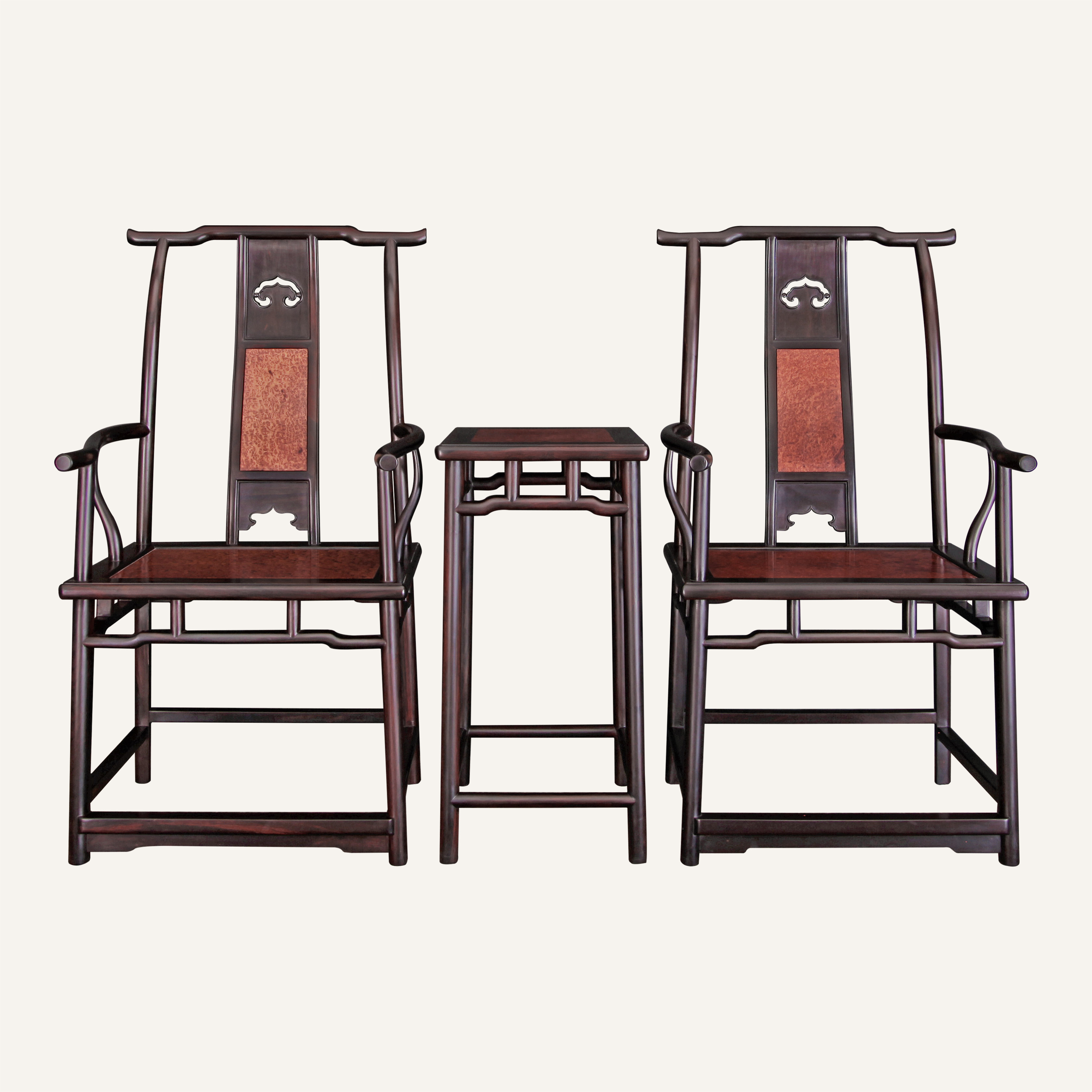 苏式官帽椅三件套