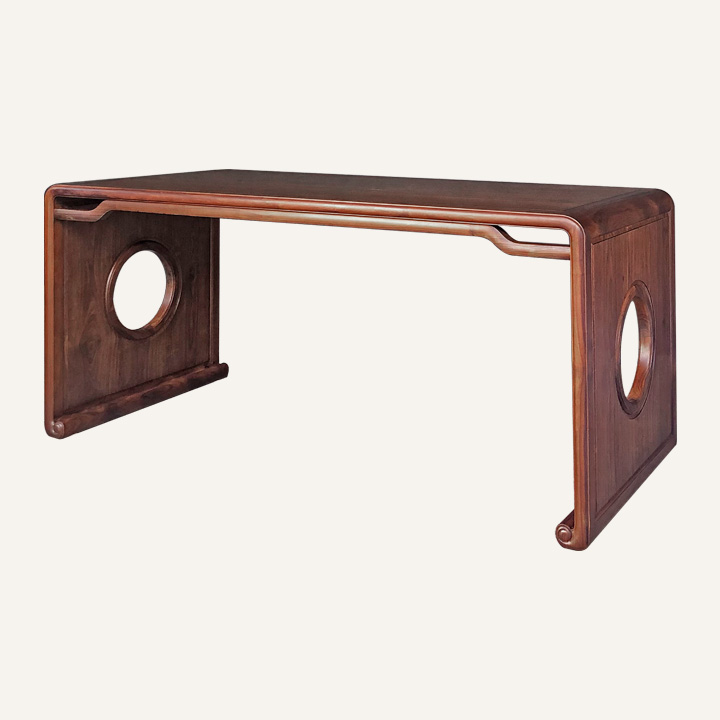 圆角卷书腿画桌