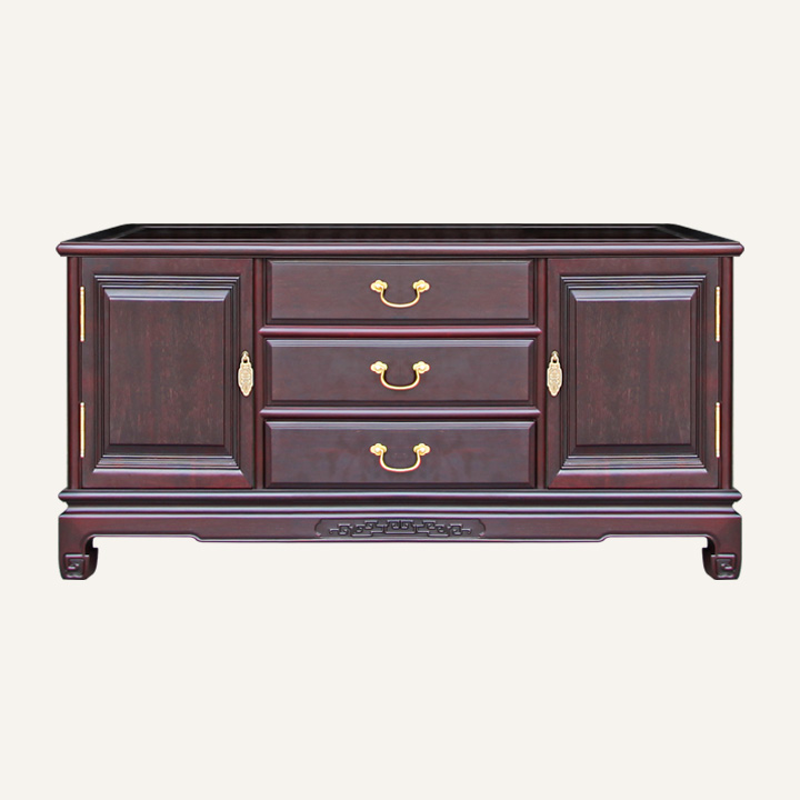 三屉电视柜·短