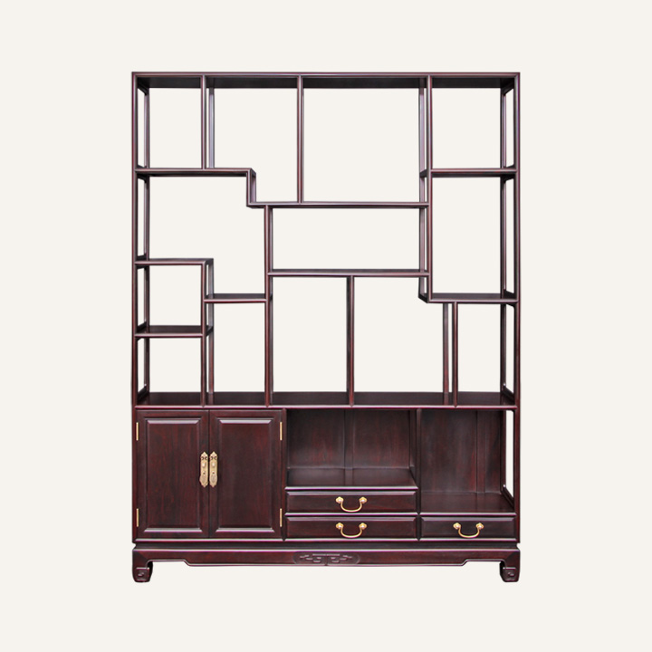 三屉博古架