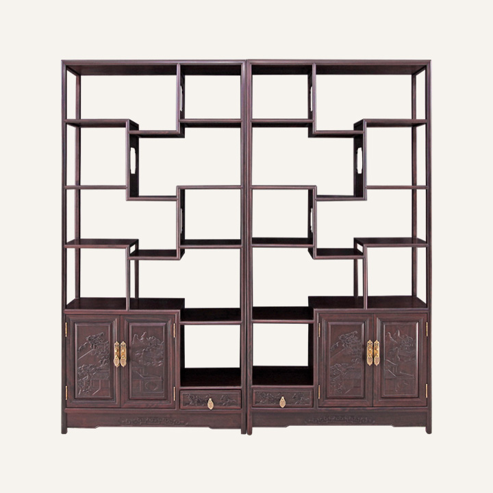 直角博古架组合