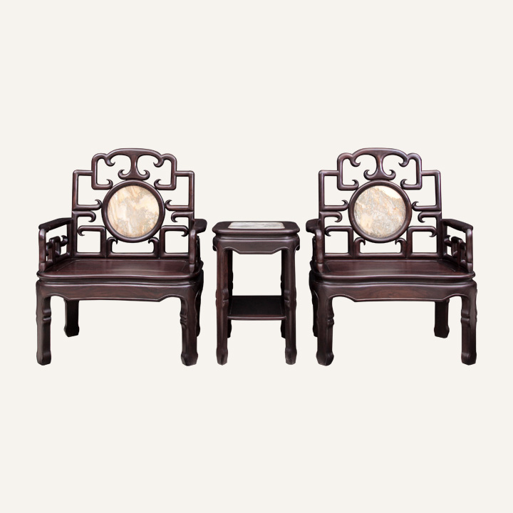 勾子太师椅三件套