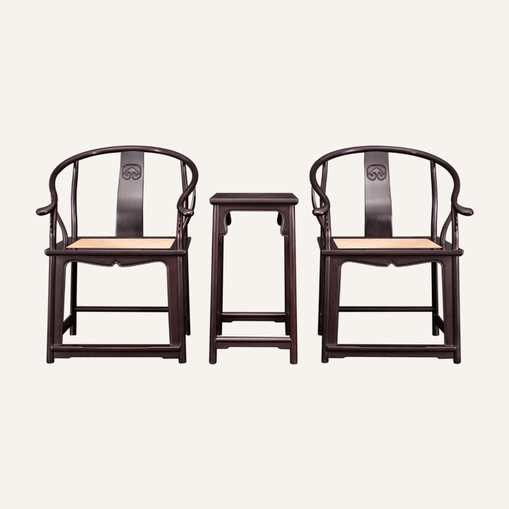 明式圈椅三件套·藤面