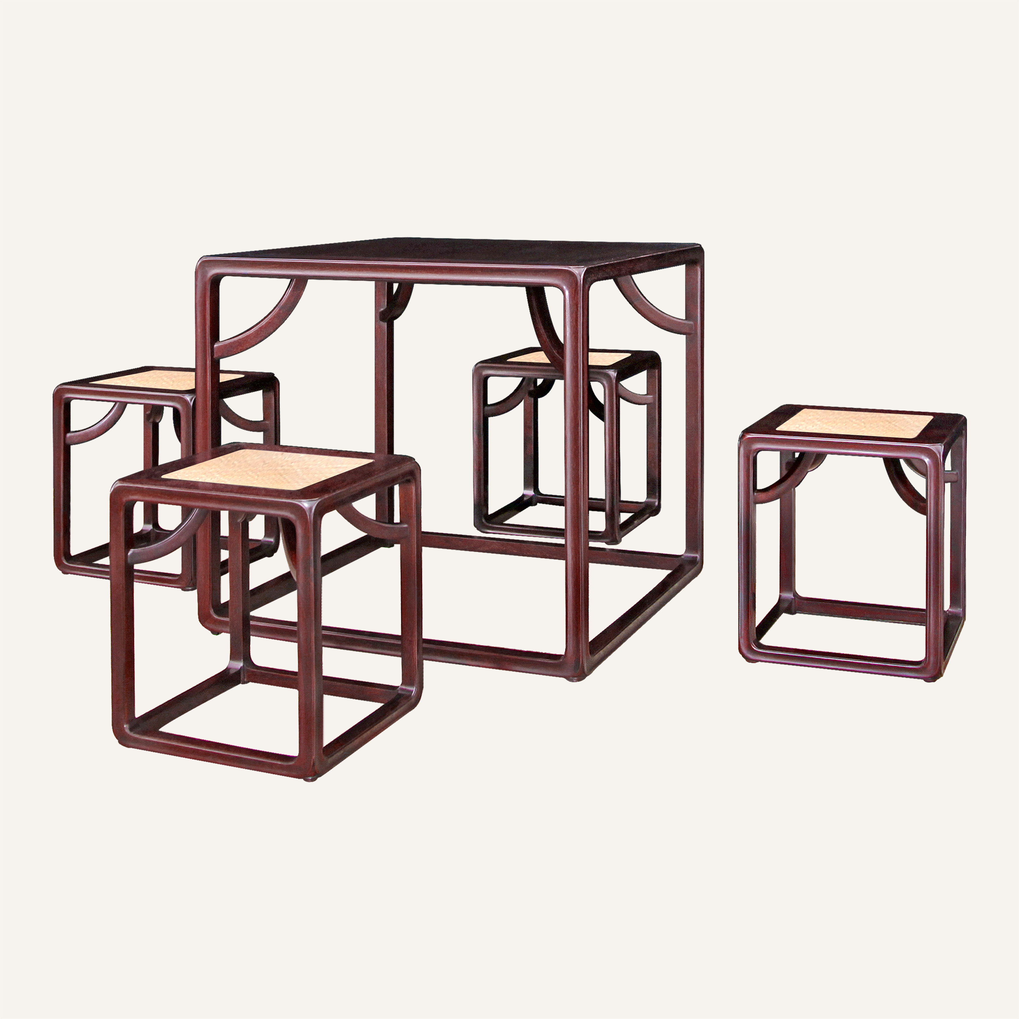 四方茶桌·藤面